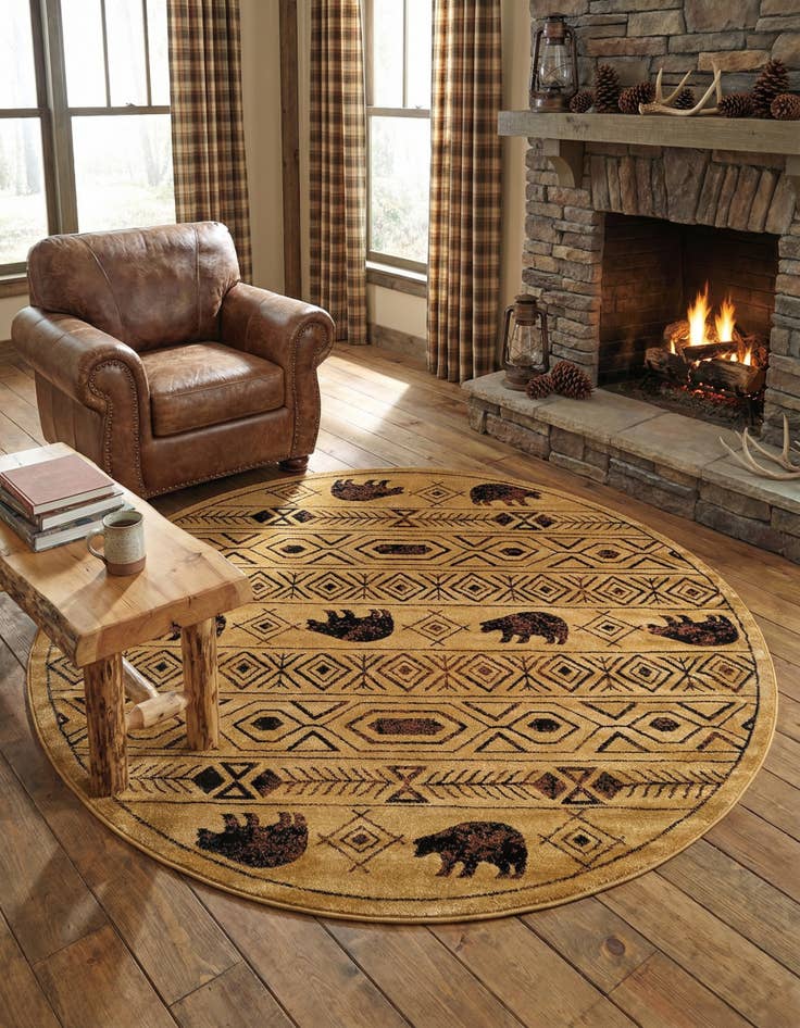 Detail image of 7' 10 x 7' 10 Pioneer Round Rug