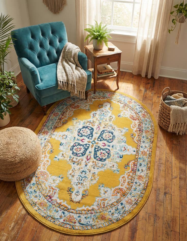 Detail image of 4' x 6' Parker Oval Rug