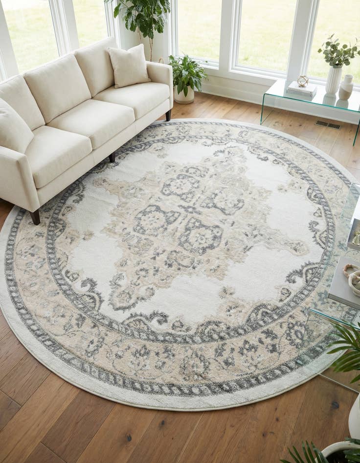 Detail image of 7' 10 x 7' 10 Parker Round Rug