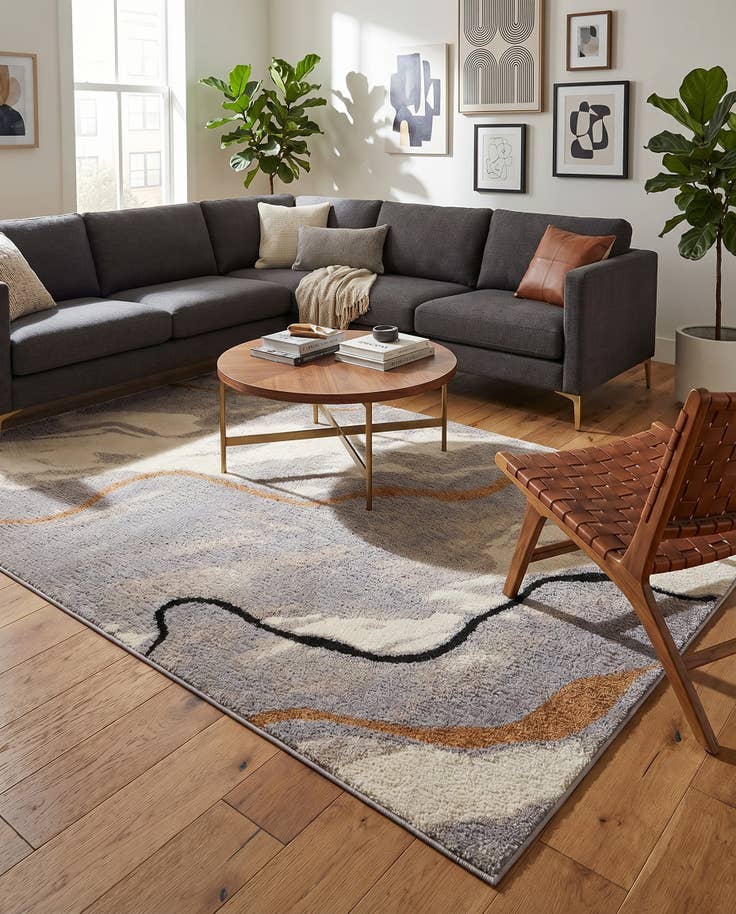 Detail image of 6' x 9' Sepia Rug