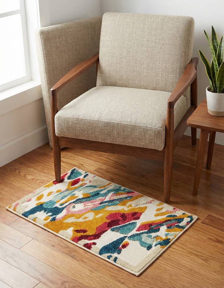 Detail image of 2' x 3' Easy-Clean Casablanca Indoor / Outdoor Rug