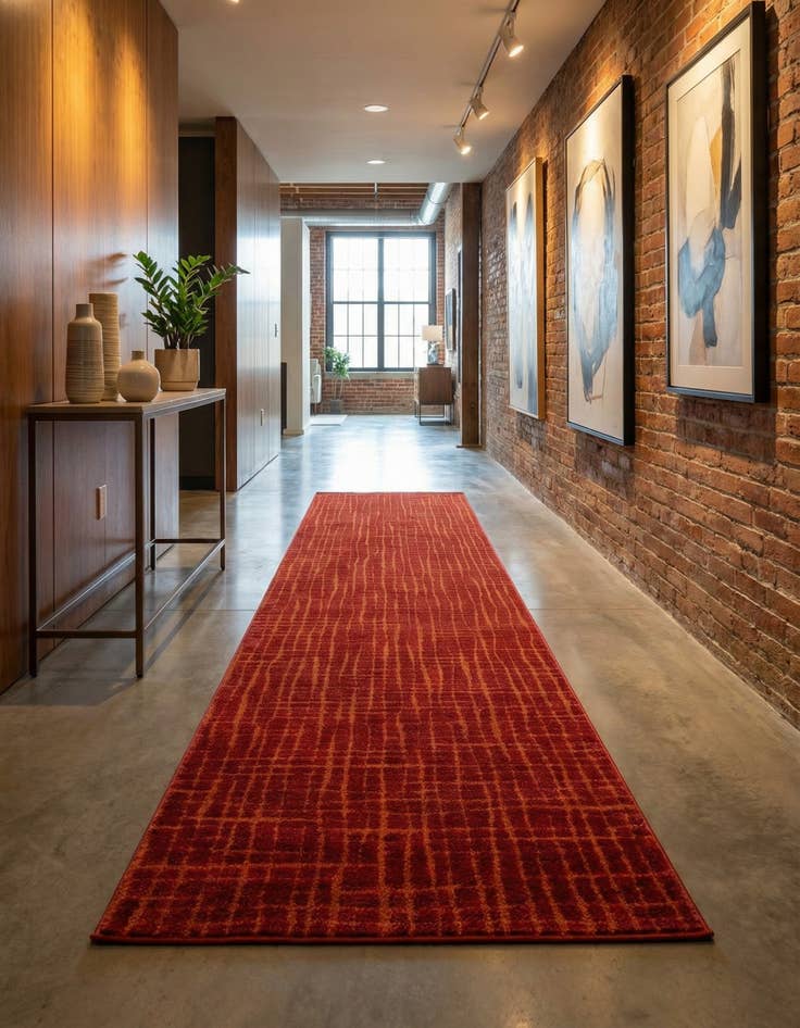 Detail image of 2' 7 x 12' Textura Designer Runner Rug