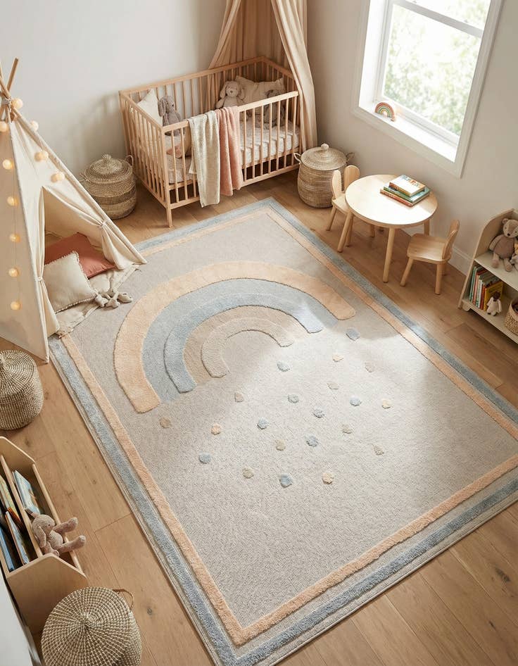 Detail image of 7' 10 x 10' Whimsy Kids Rug