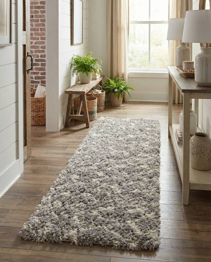 Detail image of 2' x 6' Infinity Shag Runner Rug