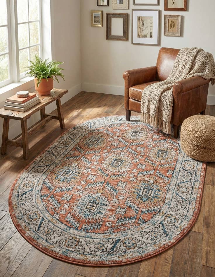 Detail image of 4' x 6' Nyla Oval Rug
