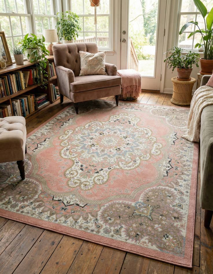 Detail image of 7' 10 x 10' Kamala Washable Rug