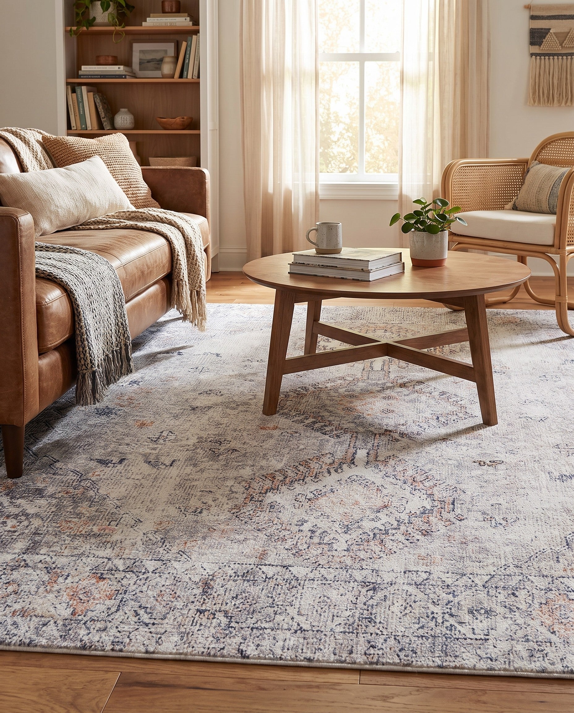 7' 10 x 7' 10 Washable Yara Square Rug