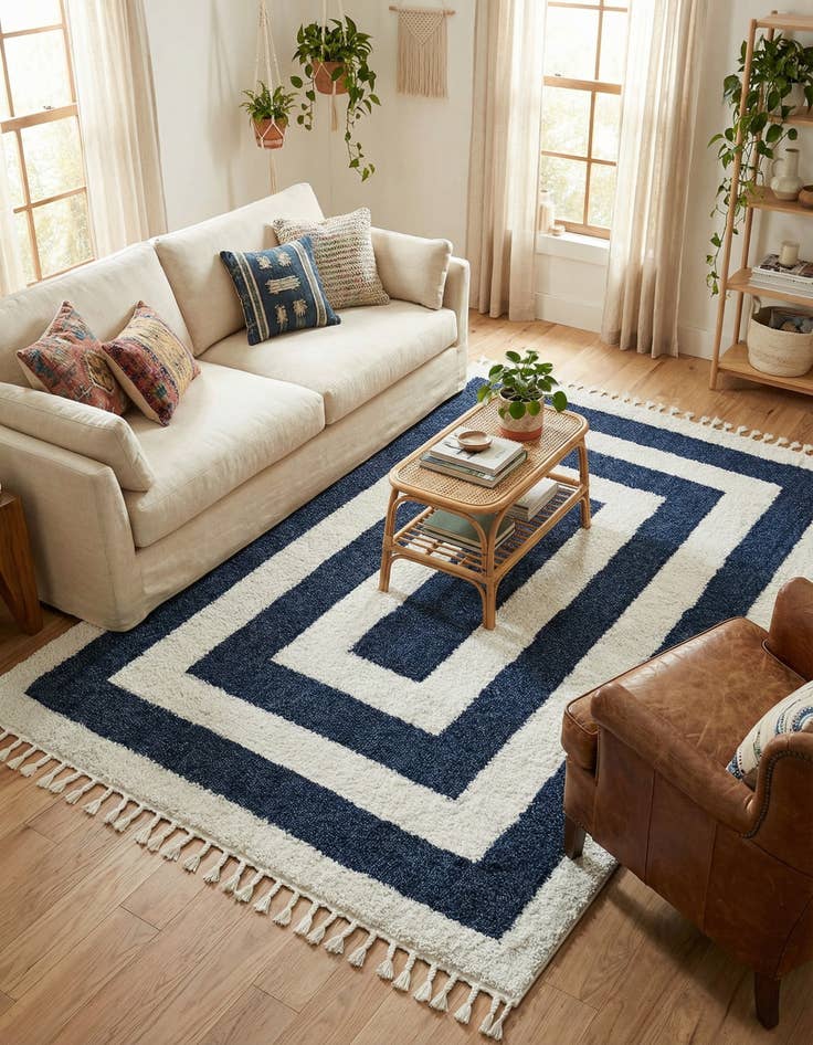 Detail image of 5' 3 x 8' Boho Rug