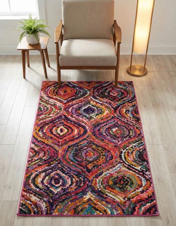 3' 3 x 5' 3 Washable Hyacinth Rug