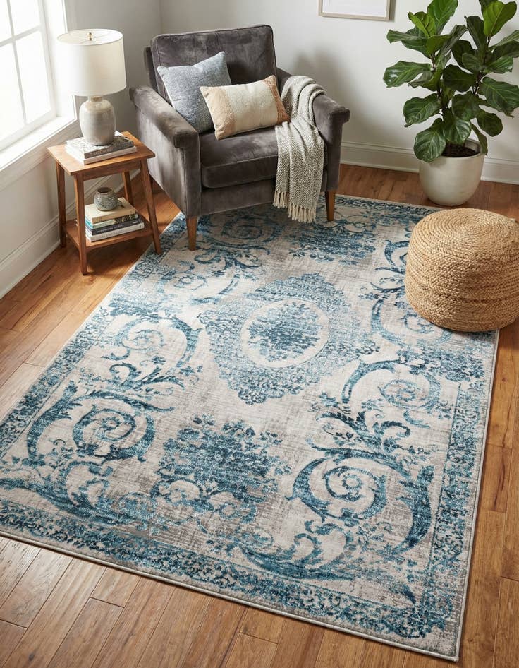 Detail image of 5' 3 x 8' Finsbury Rug