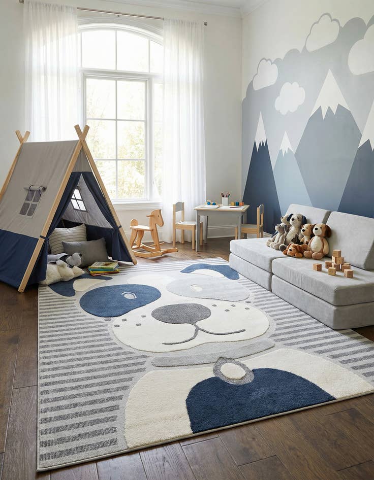 Detail image of 9' x 12' Whimsy Kids Rug
