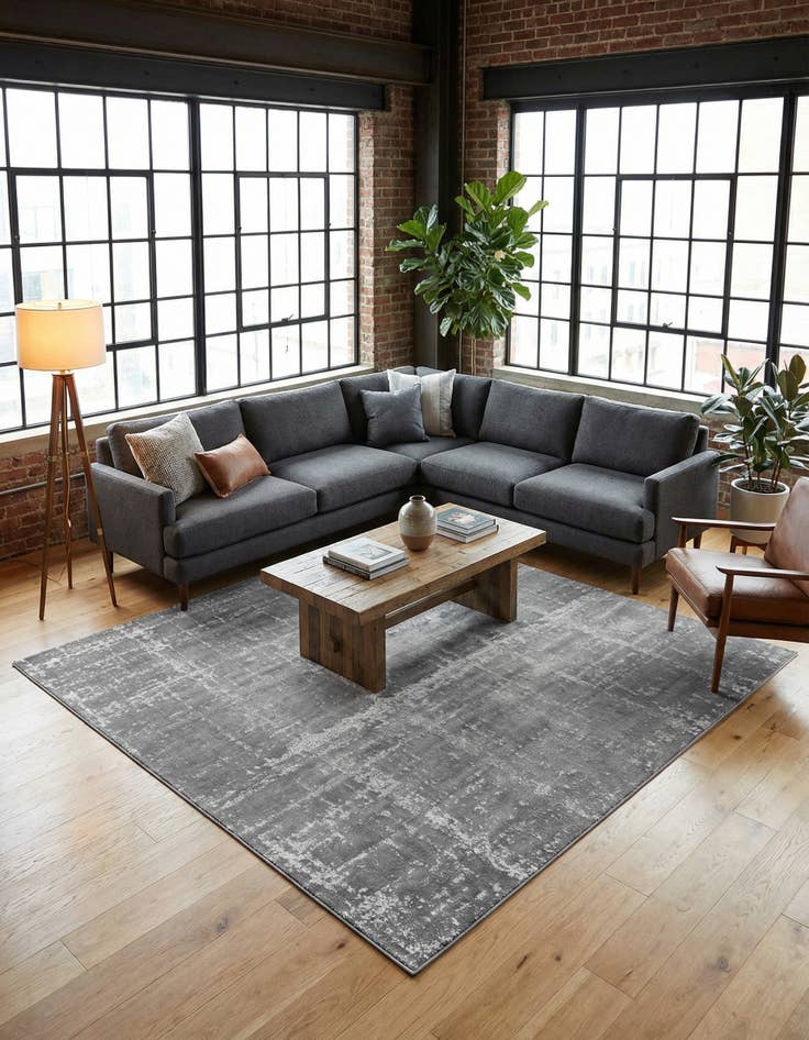 Detail image of Jill Zarin 7' 10 x 7' 10 Uptown Lexington Avenue Square Rug