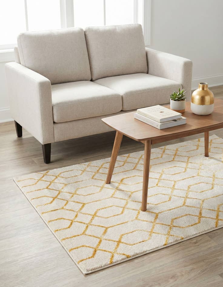 Detail image of 3' x 5' 3 Marilyn Monroe&trade; Glam Trellis Rug