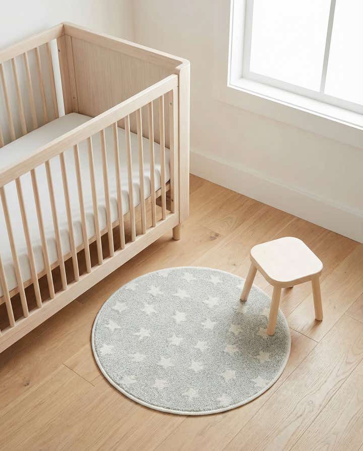 2' 2 x 2' 2 Whimsy Kids Round Rug