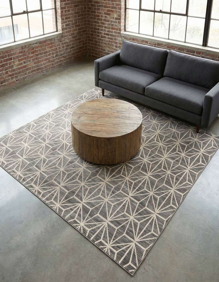 Detail image of Jill Zarin 7' 10 x 7' 10 Uptown Fifth Avenue Square Rug