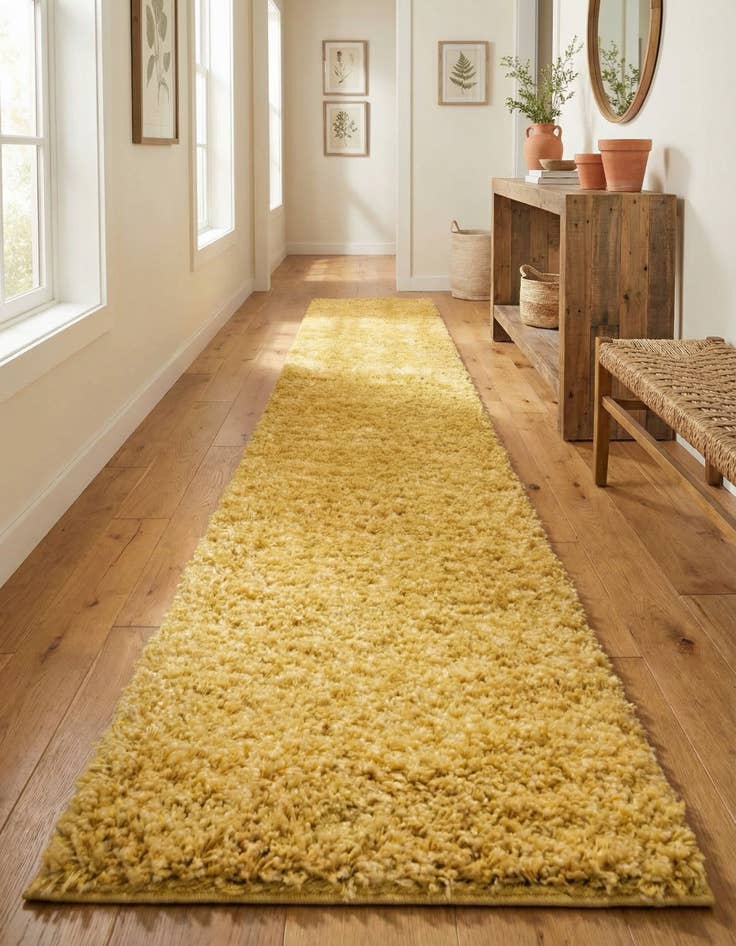 Detail image of 2' 6 x 16' 5 Everyday Shag Runner Rug