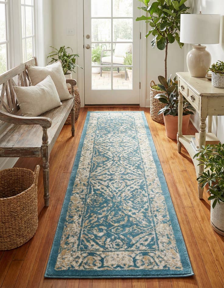 Detail image of 2' x 6' Dahlia Runner Rug