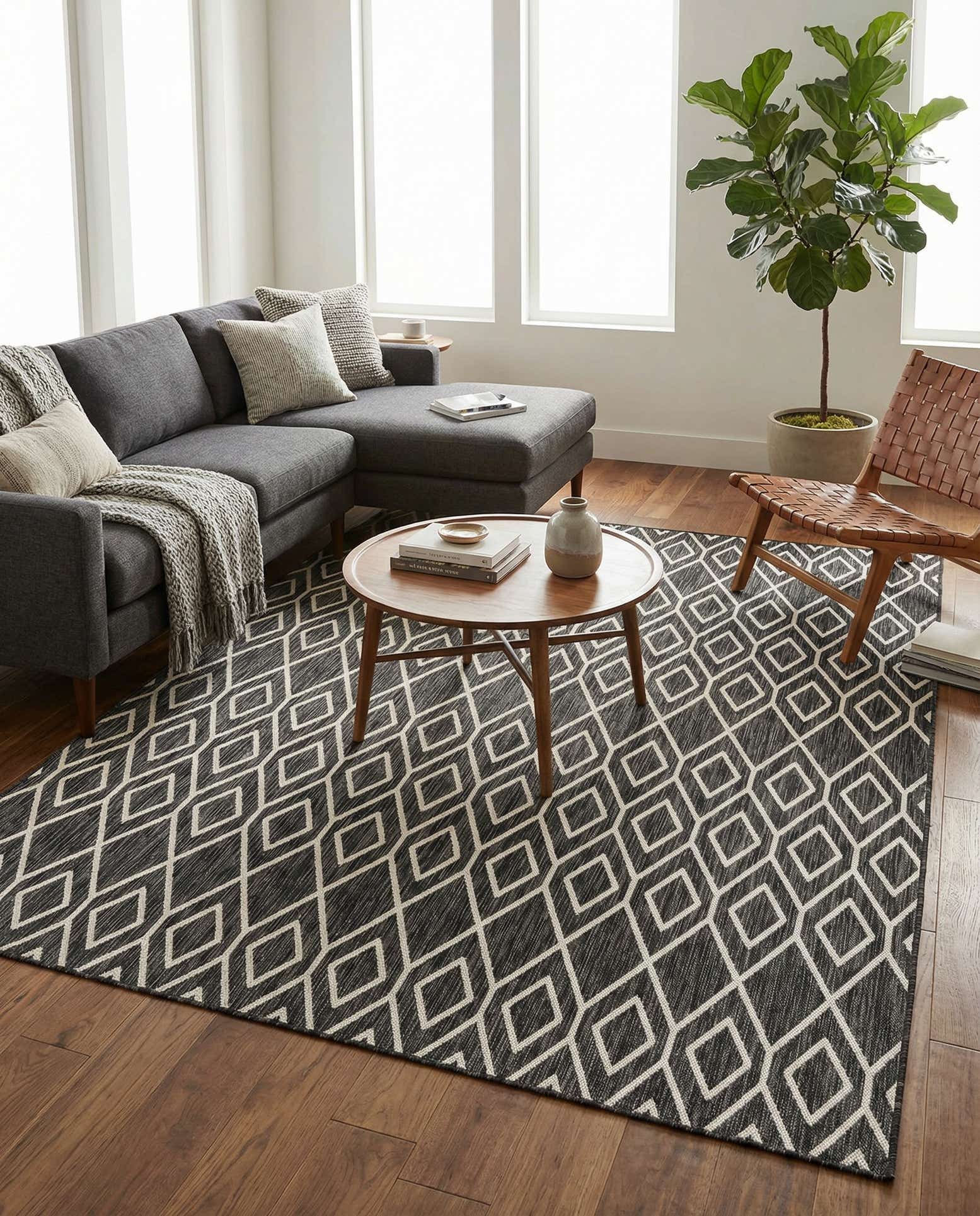 7' 10 x 10' Easy-Clean Jill Zarin Turks and Caicos Indoor / Outdoor Rug