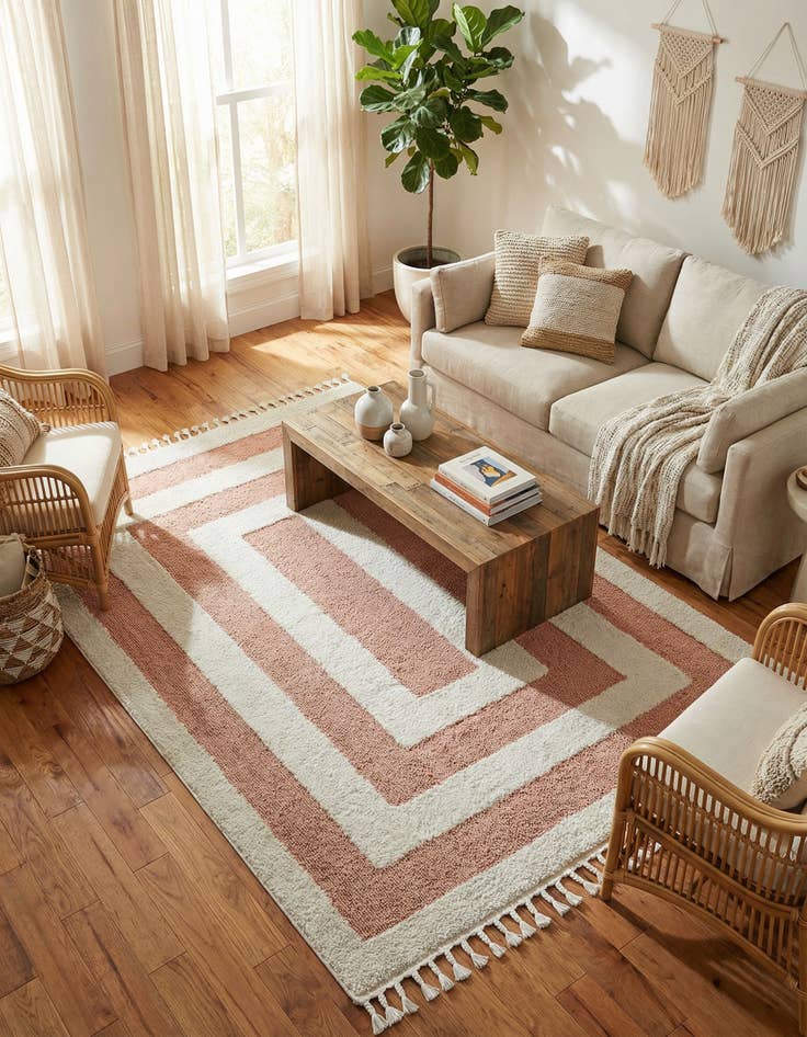 Detail image of 5' 3 x 8' Boho Rug