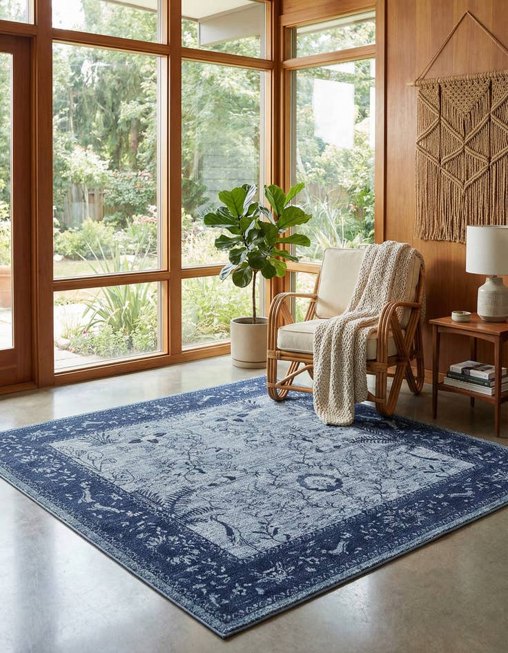 Detail image of 6' x 6' Miranda Square Rug