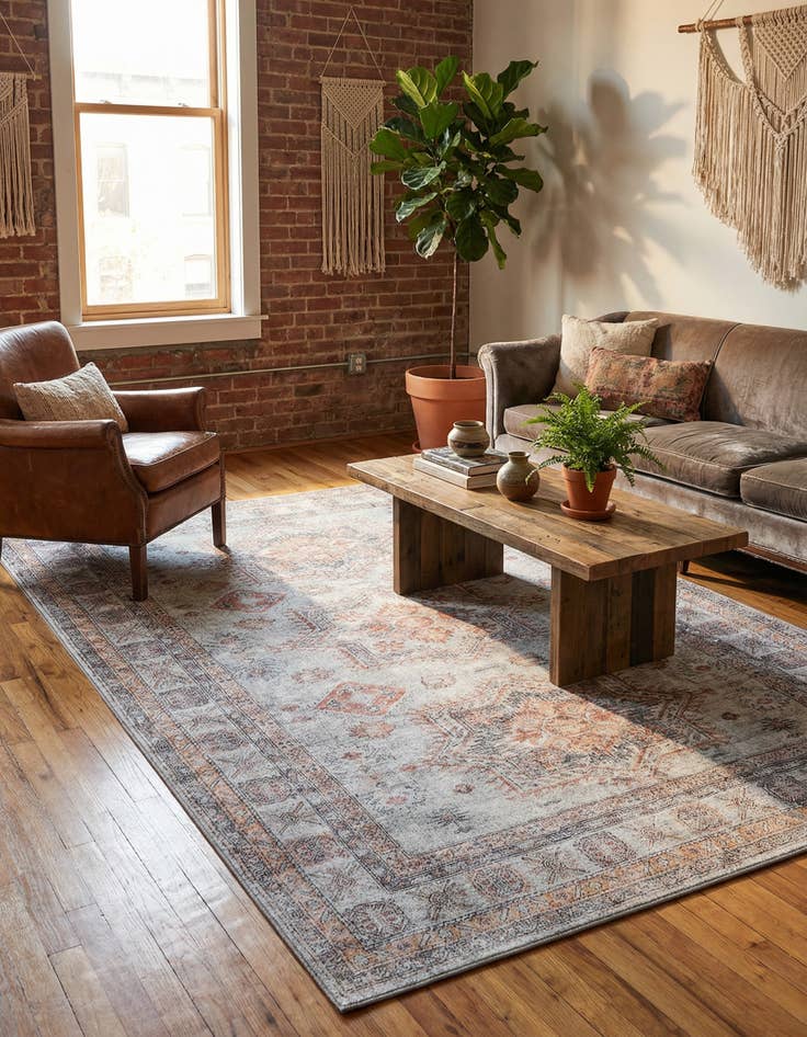 Detail image of 6' 1 x 9' Timeless Rug