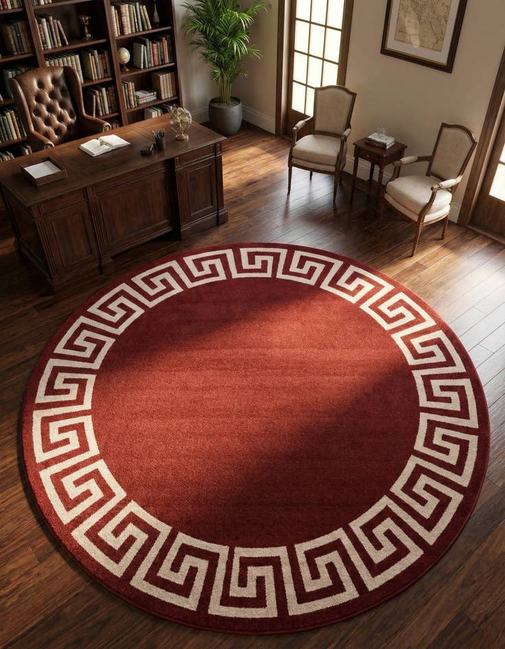Detail image of 7' 10 x 7' 10 Hera Round Rug