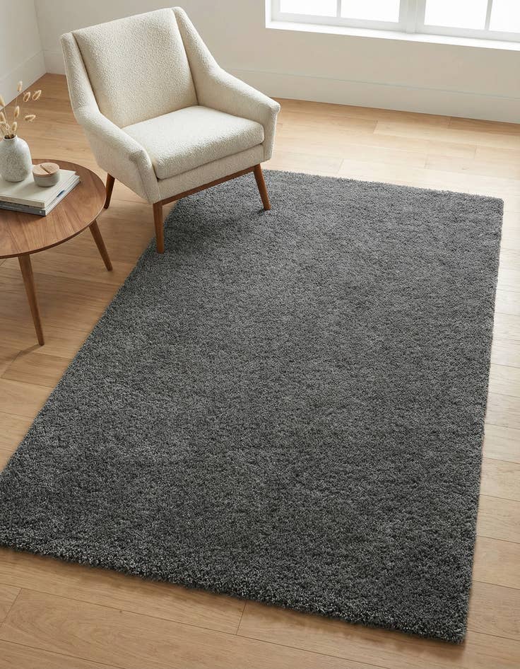 Detail image of 3' 3 x 5' 3 Soft Solid Shag Rug