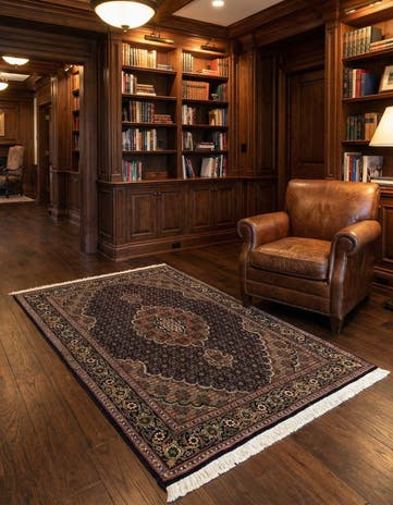 3' 4 x 5' Tabriz Mahi Rug
