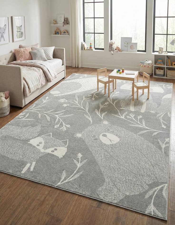 Detail image of 7' 10 x 11' Whimsy Kids Rug