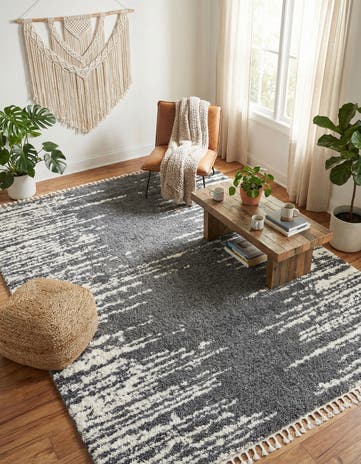 Gray Serenity Shag Rug