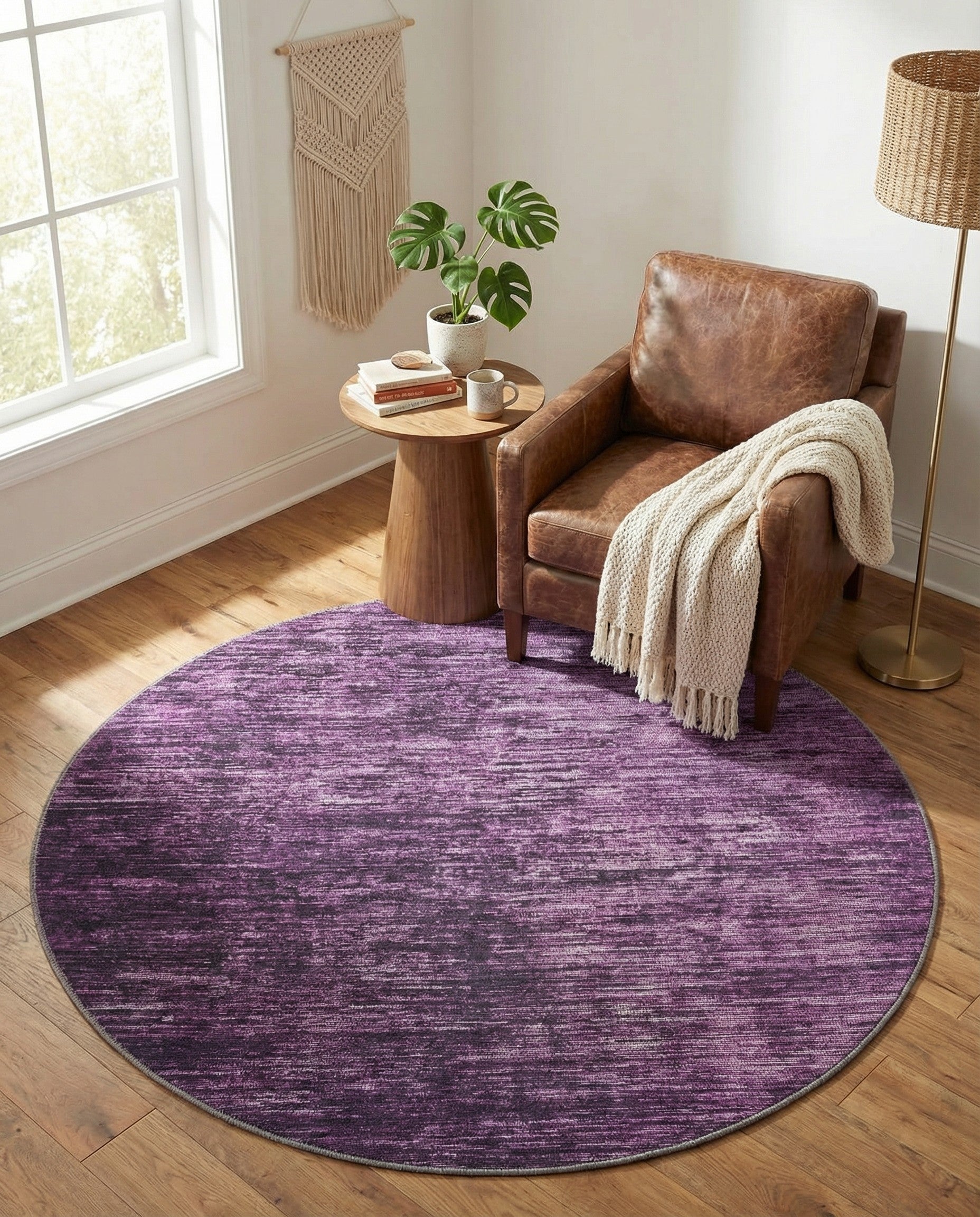 5' x 5' Asha Round Rug