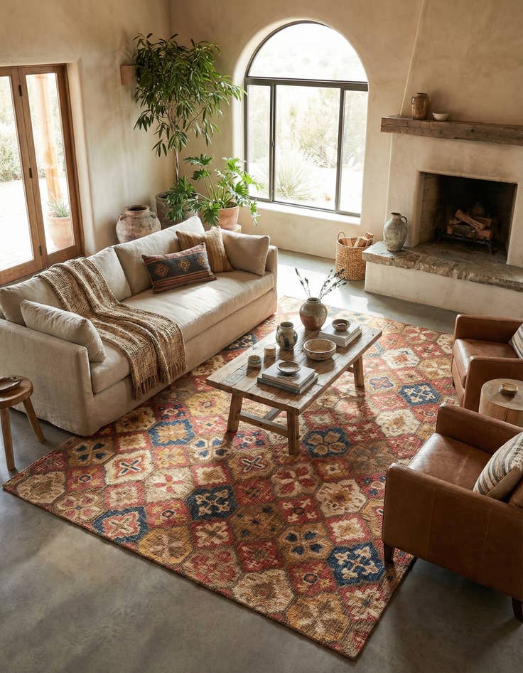 Detail image of 9' x 12'  Hand Woven Kala Handwoven Jute Rug