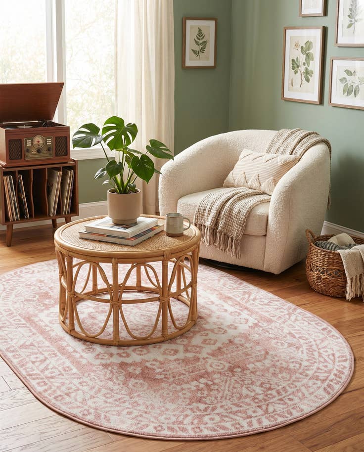 Detail image of 4' x 6' Oxford Oval Rug