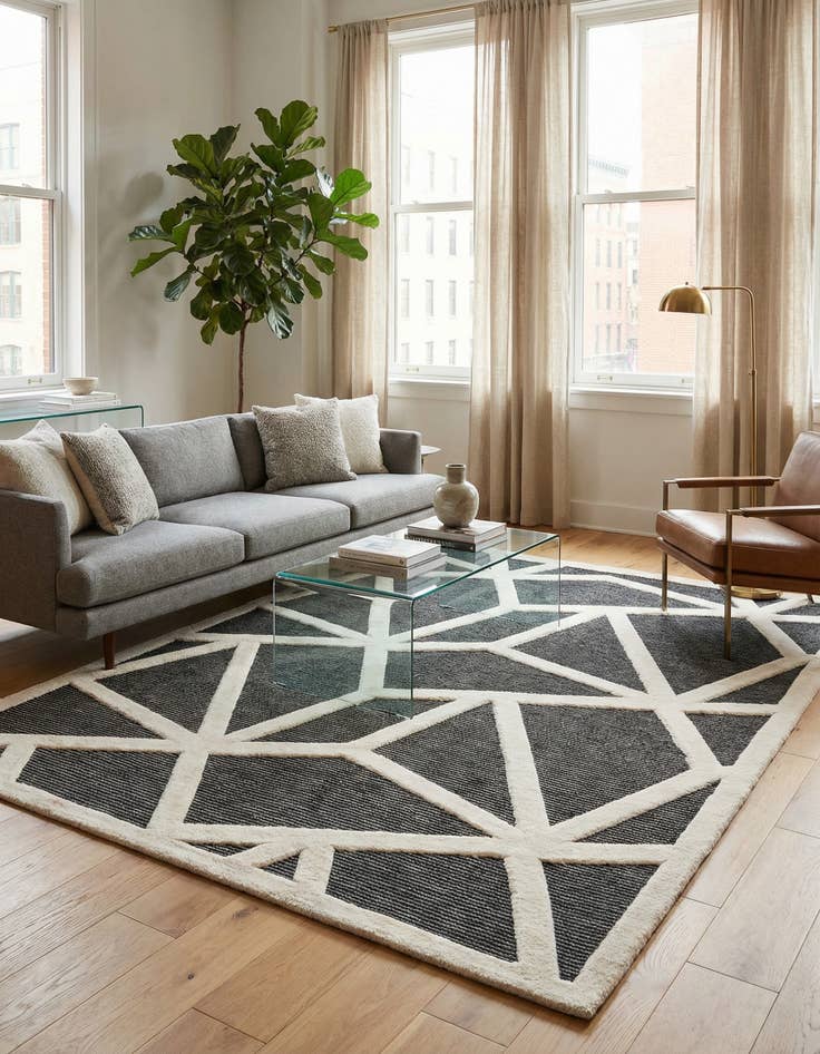 Detail image of 7' 10 x 10' Prismatic Rug