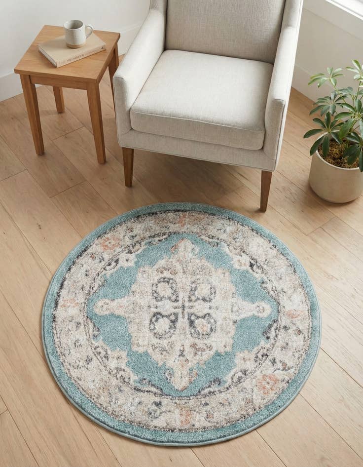 Detail image of 3' 3 x 3' 3 Parker Round Rug