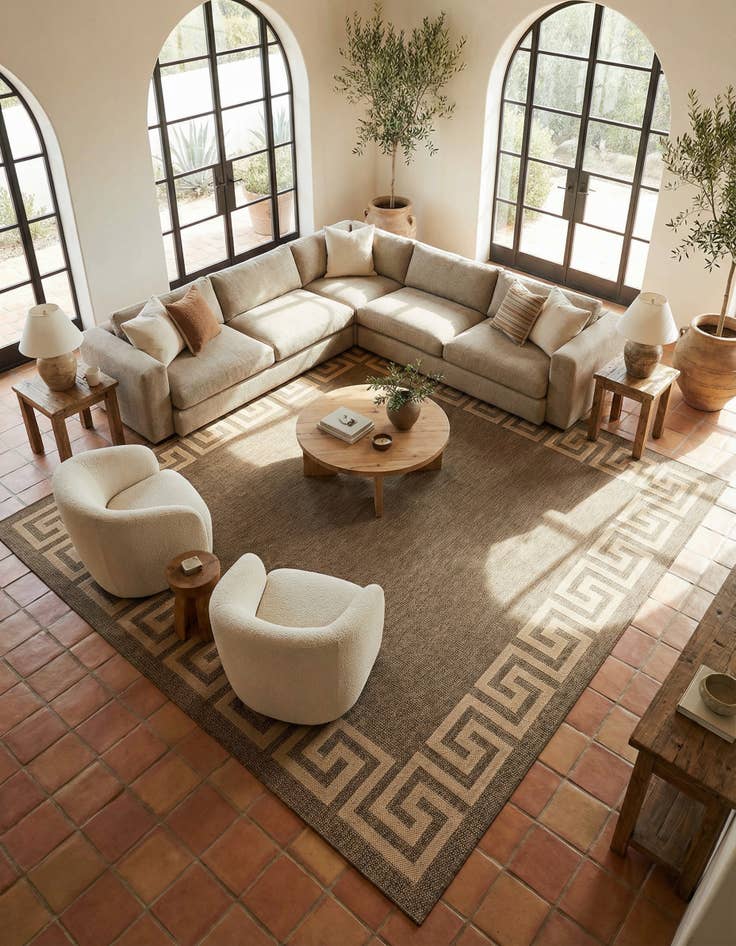 Detail image of  12' x 12' Dunes Square Rug