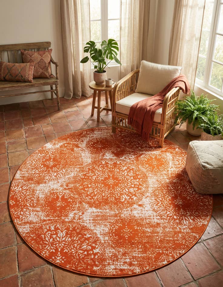 Detail image of 7' x 7' Monte Carlo Round Rug