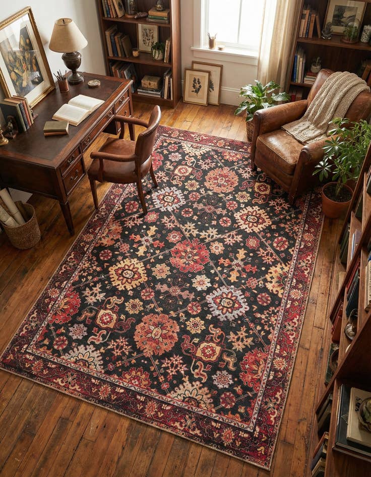 Detail image of 6' 1 x 9' Timeless Rug