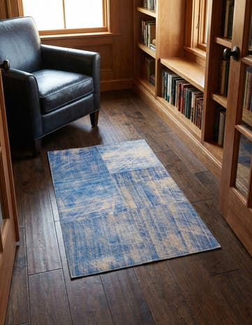 2' x 3' Cowhide Leather Rug