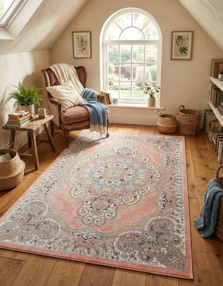 Detail image of 5' 3 x 8' Kamala Washable Rug