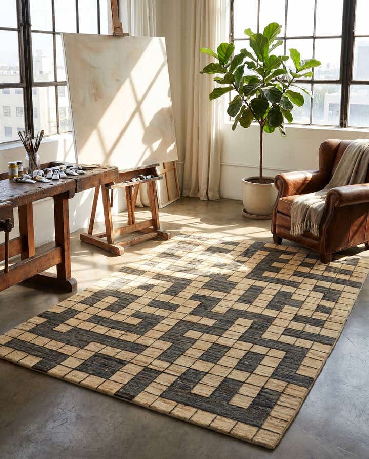 4' 11 x 6' 4 Gabbeh Rug