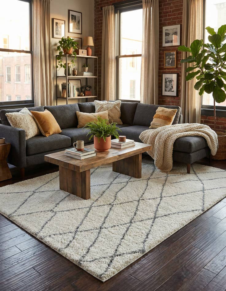 Detail image of 4' x 6' Soft Touch Shag Rug