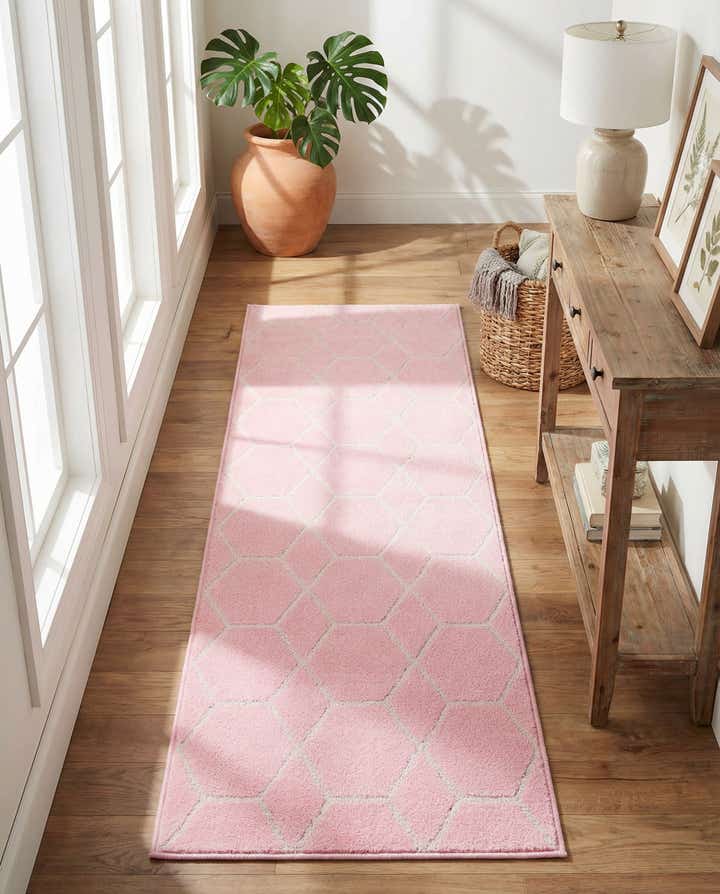 2' x 6' Lattice Frieze Runner Rug