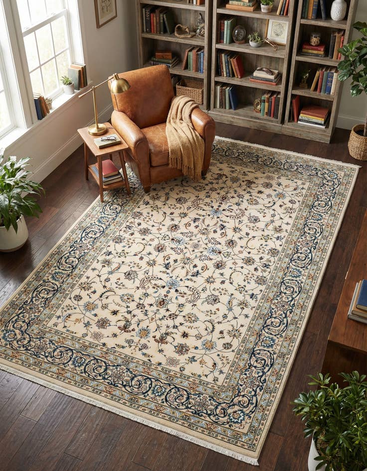 Detail image of 6' x 9' Nain Design Rug