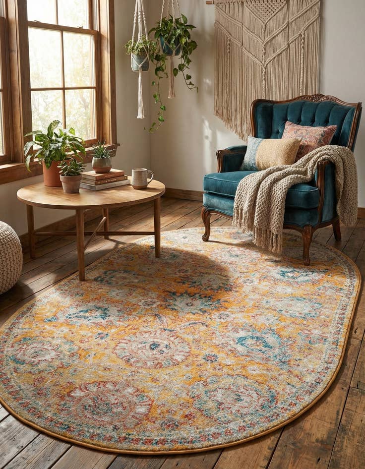 Detail image of 4' x 6' Lola Oval Rug