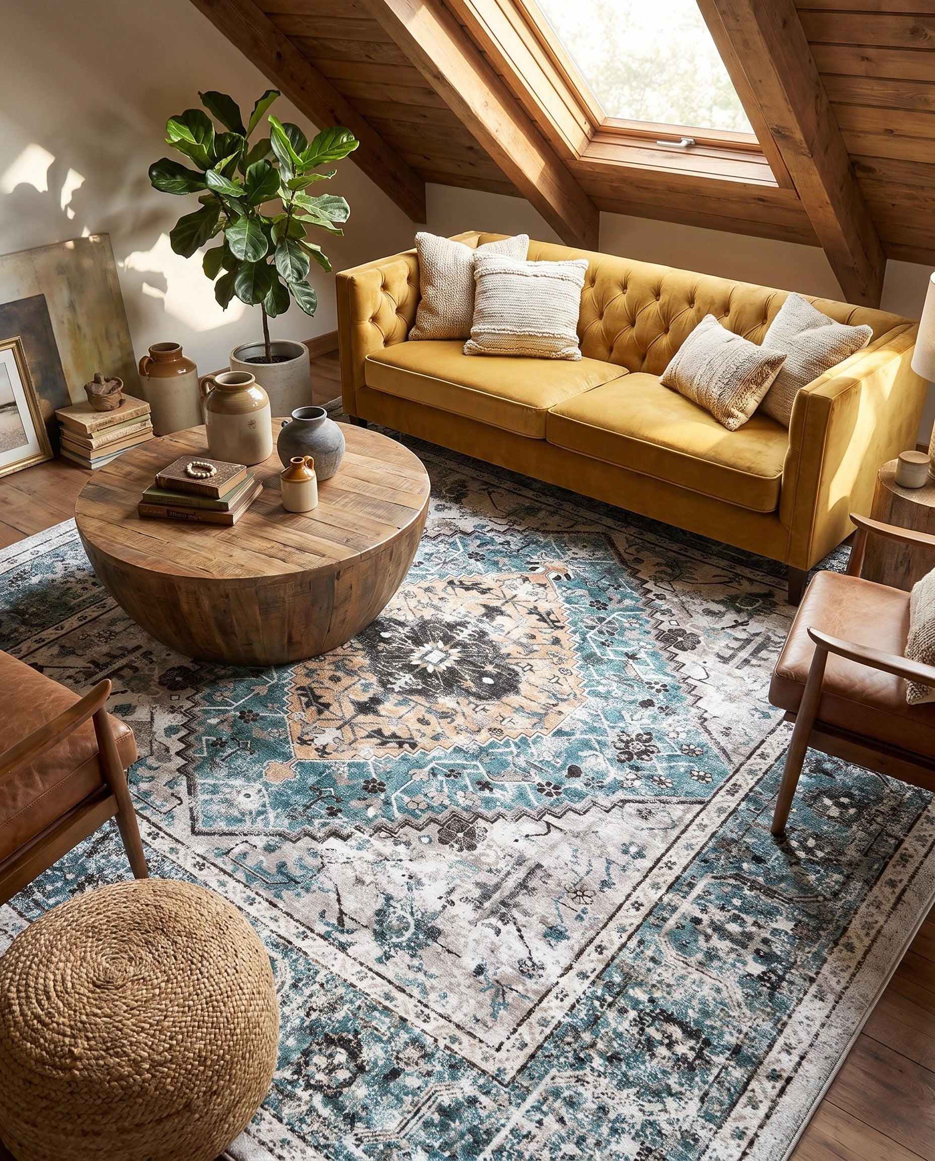 9' 10 x 9' 10 Yara Square Rug