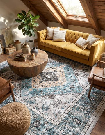 9' 10 x 9' 10 Yara Square Rug