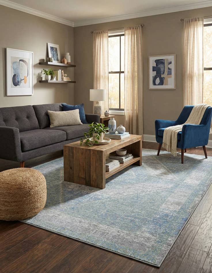 Detail image of 7' 10 x 10' Kamala Washable Rug