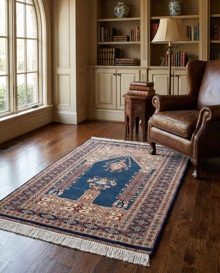 2' 8 x 4' 2 Hand Knotted Bokhara Oriental Wool Rug