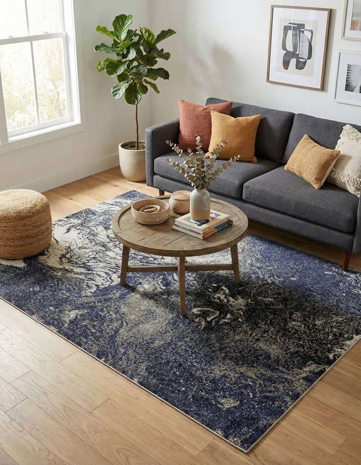 Detail image of 5' 3 x 8' Washable Haerfest Rug